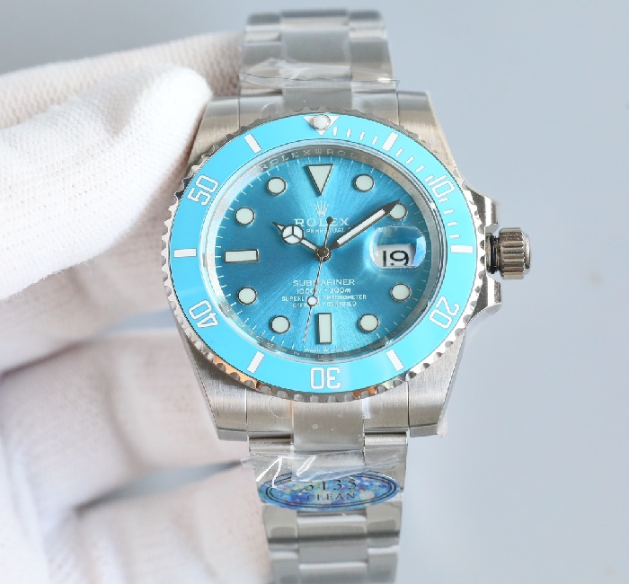 劳力士ROLEX潜航者水鬼SUB系列 最新官方蒂芙尼蓝/粉水鬼/黄水鬼腕表 纪念潜水艇人员