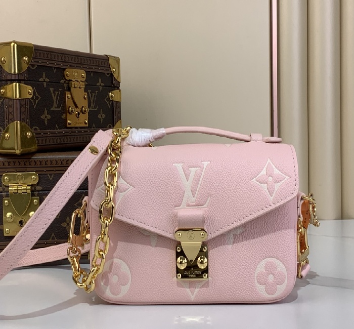 LV女包顶级原单复刻独家实拍📷【Metis 邮差手袋】M46596 草莓粉（丝印压花）