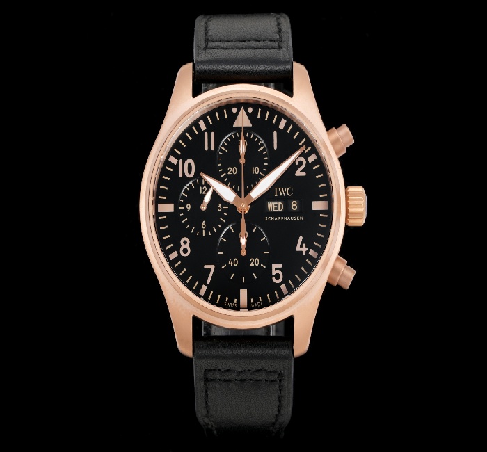 新款 IWC 万国 N9 青铜金计时喷火战机IW387907