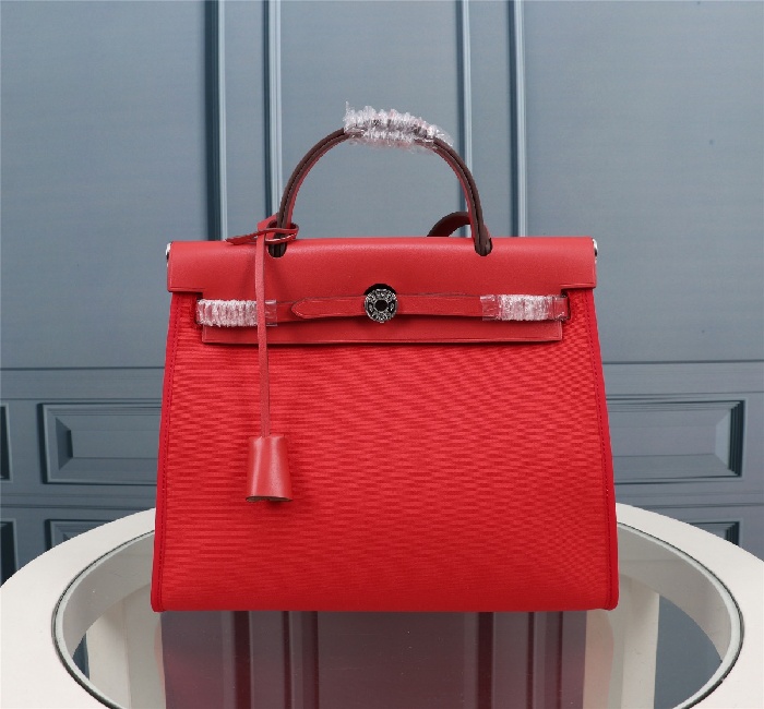 （红色）🔥🔥爱马仕Hermès Herdag 进口防水帆布系列出货🔥🔥